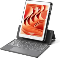 CHESONA iPad 9 generációs tok billentyűzettel, QWERTZ, szürke 1