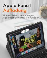 CHESONA iPad Air 13 Billentyűzet Tok 2024/2025 M2/M3 Német QWERTZ Trackpad 8