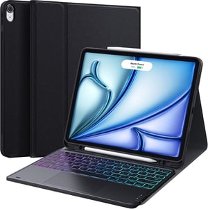 CHESONA iPad Air 13 Billentyűzet Tok 2024/2025 M2/M3 Német QWERTZ Trackpad