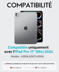 CHESONA iPad Pro 11 Billentyűzet M5/M4 Levehető Trackpad 7 Szín Világítás AZERTY 2