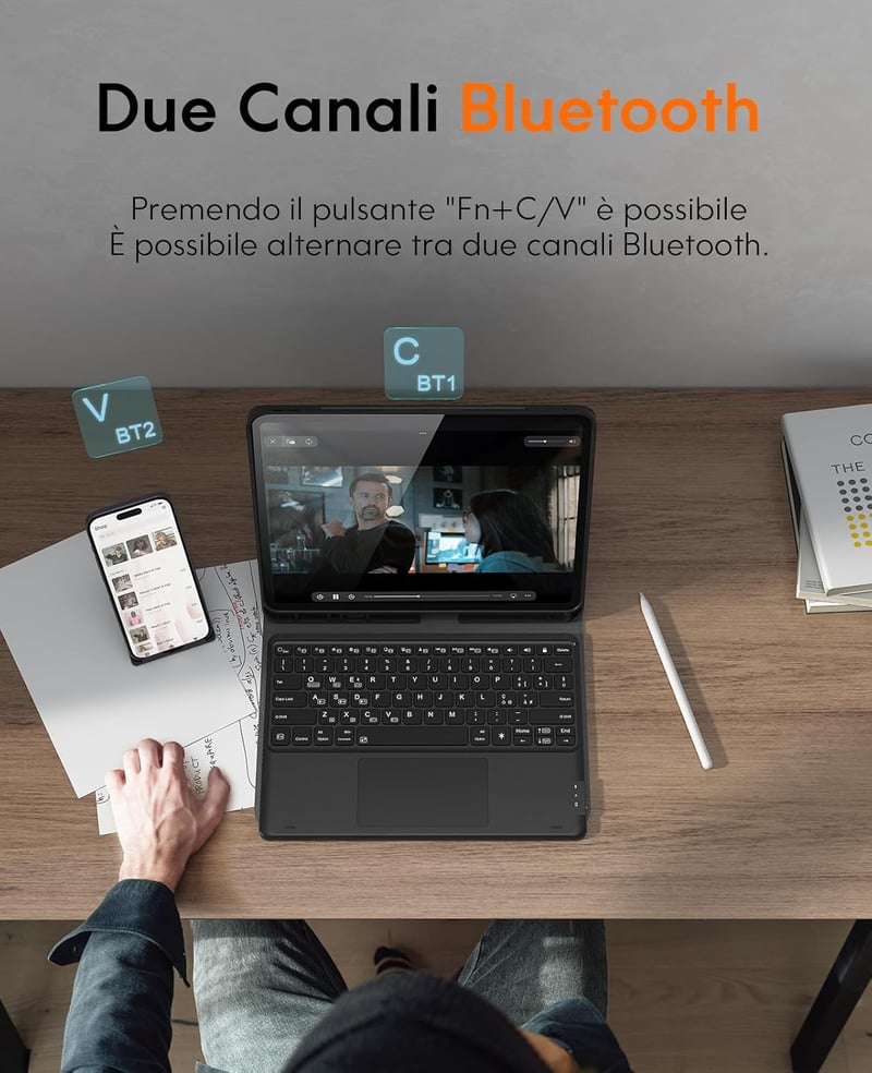CHESONA Keyboard Pro 13 2024 Vezeték Nélküli Billentyűzet