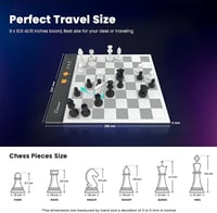 Chessnut Go Ultimate hordozható elektronikus sakkbábú mágneses rögzítéssel szürke 4