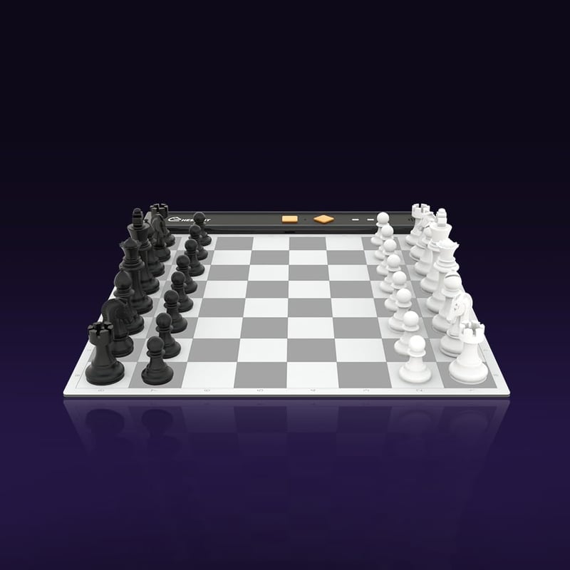 Chessnut Go Ultimate hordozható elektronikus sakktábla mágneses figurákkal narancssárga