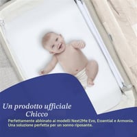 Náhradný matrac Chicco Next2Me – pre postieľky Next2Me Air, Magic a Dream, originálny náhradný matrac, biely 5