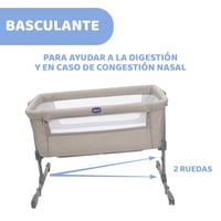 Chicco Next2Me Essential Társbölcső 0-6 hónapos korig, Dune Re_Lux szín, egyszemélyes kivitel 6