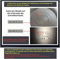 CHICIRIS 24 cm szilikon tömítőgyűrű nyomásfőzőhöz - univerzális csere alkatrész 5
