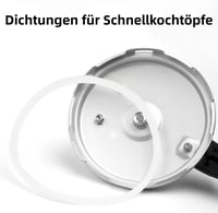 CHICIRIS 24 cm szilikon tömítőgyűrű nyomásfőzőhöz - univerzális csere alkatrész 6