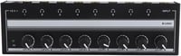 CHICIRIS Fejhallgató Erősítő, Fém Mini Sztereó Fejhallgató Amplifier 8 Csatornás Hordozható 100-240V 6