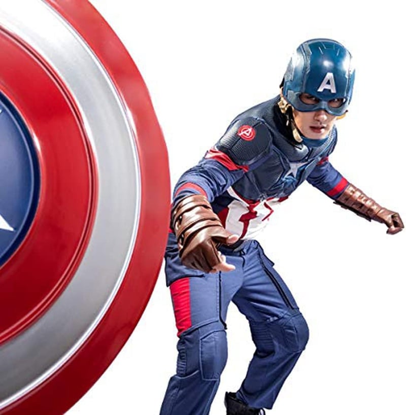 Chiefstore Captain Steven kék maszk sisak jelmez felnőtteknek férfiaknak Halloween cosplay, filmreplica kiegészítő