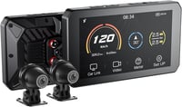 CHIGEE AIO-5 Lite Motorkerékpár CarPlay Android GPS Navigáció, BSD, 5" LCD, IP67 Vízálló szett 1
