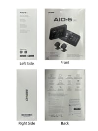 CHIGEE AIO-5 Lite motocyklová navigácia s CarPlay a Android Auto, BSD, 5" LCD, vodotesná súprava IP67 2