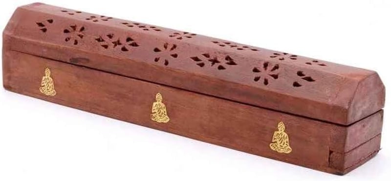 Chill French Indiai Füstölő Tartó 30cm Buddhával és Tárhellyel