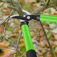 Chilymes Kerti Metszőolló SK5 Szénacél Pengével - Könnyű Bypass Ágvágó Friss Fához, 30mm-ig, Tapadásmentes Bevonattal, Fekete/Zöld 7