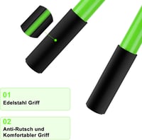 Chilymes Kerti Metszőolló SK5 Szénacél Pengével - Könnyű Bypass Ágvágó Friss Fához, 30mm-ig, Tapadásmentes Bevonattal, Fekete/Zöld 5