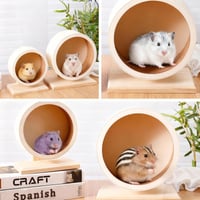 Chingcoo Fa Hörcsögkerék 15 cm, tichý bežecký kolotoč pre škrečky, škrečky džungarské, osmáky a pieskomily, s vymeniteľnými korkovými pásikmi, bezpečný 6