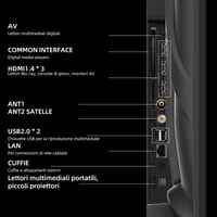 Inteligentný televízor CHiQ L40FT Google TV 40" (100 cm) Full HD – HDR10, Dolby Audio, DBX-TV, trojitý tuner DVB-C/T/T2/S/S2, Chromecast, bezrámikový kovový dizajn 6