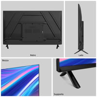 Inteligentný televízor CHiQ L40FT Google TV 40" (100 cm) Full HD – HDR10, Dolby Audio, DBX-TV, trojitý tuner DVB-C/T/T2/S/S2, Chromecast, bezrámikový kovový dizajn 2