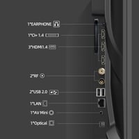 CHiQ L40QST 40-palcový (101 cm) FHD QLED Pro Smart Google TV – HDR10, Dolby Audio, Apple AirPlay, dbx-tv, Google hlasové ovládanie, bezrámčekový dizajn 4