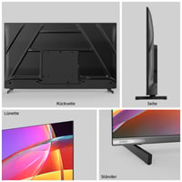 Smart TV CHIQ L43QST 43" (108 cm) FHD QLED Google TV HDR10 Dolby Audio Triple Tuner DVB-C/S2/T2 Netflix Prime Video HBO Max HDMI CI+ 9