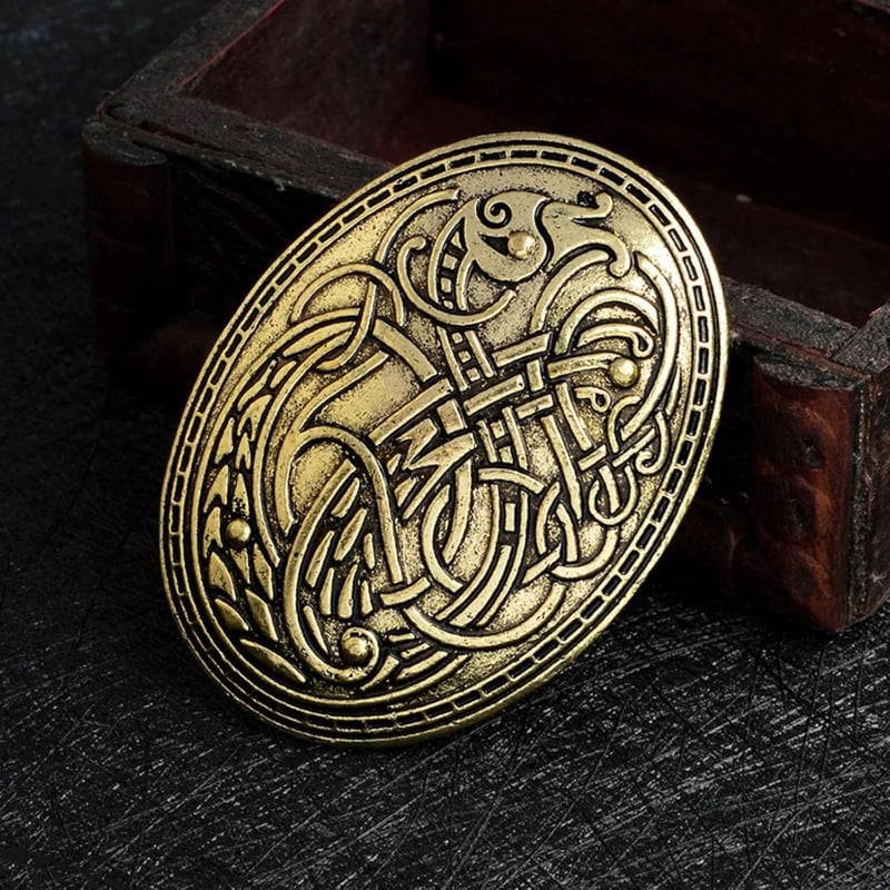 Chiwanji Viking Bross Női Fém Kapocs Ruha Kendő Köpeny Csipesz Divat Ékszer Pin