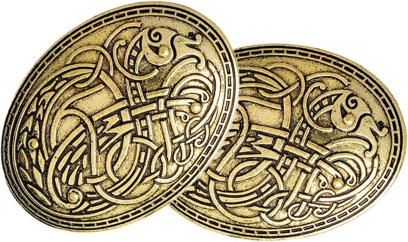 Chiwanji Viking Bross Női Fém Kapocs Ruha Kendő Köpeny Csipesz Divat Ékszer Pin