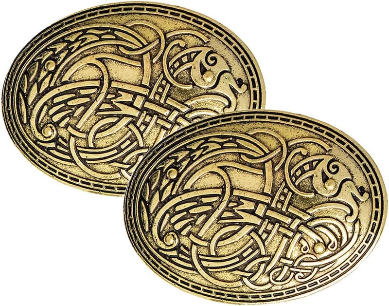 Chiwanji Viking Bross Női Fém Kapocs Ruha Kendő Köpeny Csipesz Divat Ékszer Pin
