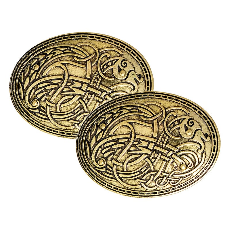 Chiwanji Viking Bross Dámska Kovová Spona Šaty Šatka Plášť Klip Módna Šperková Ihlica