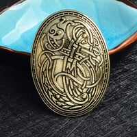 Chiwanji Viking Bross Női Fém Kapocs Ruha Kendő Köpeny Csipesz Divat Ékszer Pin 2