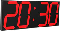 CHKOSDA Falióra LCD Kijelzővel, Visszaszámlálás, Távirányító, Automatikus Fényerő 1