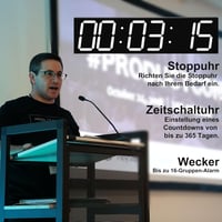 CHKOSDA Óriási LED Falióra Automatikus Dimmerrel, Távirányítós Számláló, 70cm Kijelző, Fehér 4