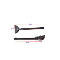 Opritor de ușă Chle-Mar 300x25 mm, opritor rotund din oțel vopsit, fixator de ușă 8