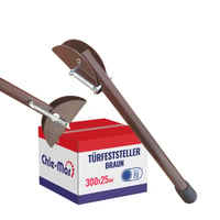Opritor de ușă Chle-Mar 300x25 mm, opritor rotund din oțel vopsit, fixator de ușă 1