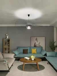 CHNB Vertigo 80cm Modern Vintage Függőlámpa Fekete Étkezőasztal Nappali Hálószoba Csillár 6