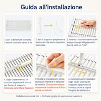 Chochoyah usmjerivač zraka za klima uređaj, 90 cm s aluminijskim lamelama, podesivi usmjerivač protoka zraka za klimu 8