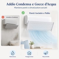 Chochoyah usmjerivač zraka za klima uređaj, 90 cm s aluminijskim lamelama, podesivi usmjerivač protoka zraka za klimu 6