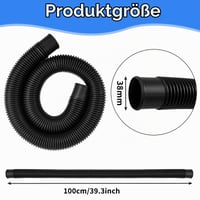 CHONGQILAO Bazénová hadica 38 mm 1 m, náhradná filtračná hadica k bazénu, hadica k čerpadlu pre bazény Intex a Bestway, bazénové príslušenstvo 2