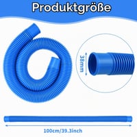 Náhradná hadica k bazénu CHONGQILAO 38 mm 1 m pre filtračné čerpadlo, hadica k bazénovému čerpadlu, príslušenstvo k filtračnému čerpadlu pre bazény Intex a Bestway 2