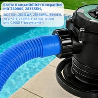 Náhradná hadica k bazénu CHONGQILAO 38 mm 1 m pre filtračné čerpadlo, hadica k bazénovému čerpadlu, príslušenstvo k filtračnému čerpadlu pre bazény Intex a Bestway 5