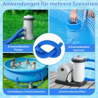 Náhradná hadica k bazénu CHONGQILAO 38 mm 1 m pre filtračné čerpadlo, hadica k bazénovému čerpadlu, príslušenstvo k filtračnému čerpadlu pre bazény Intex a Bestway 7