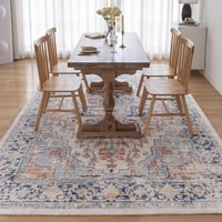 CHOSHOME Vintage Boho Szőnyeg 200x290cm Mosható Csúszásmentes Nappali Hálószoba 5