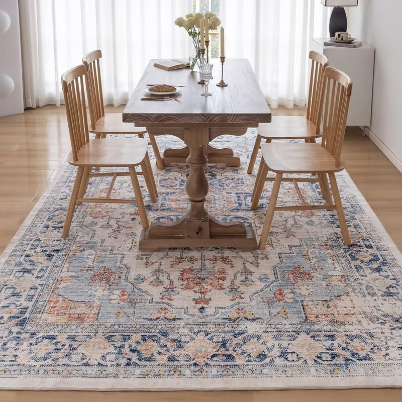 CHOSHOME Vintage Boho Szőnyeg 200x290cm Mosható Csúszásmentes Nappali Hálószoba