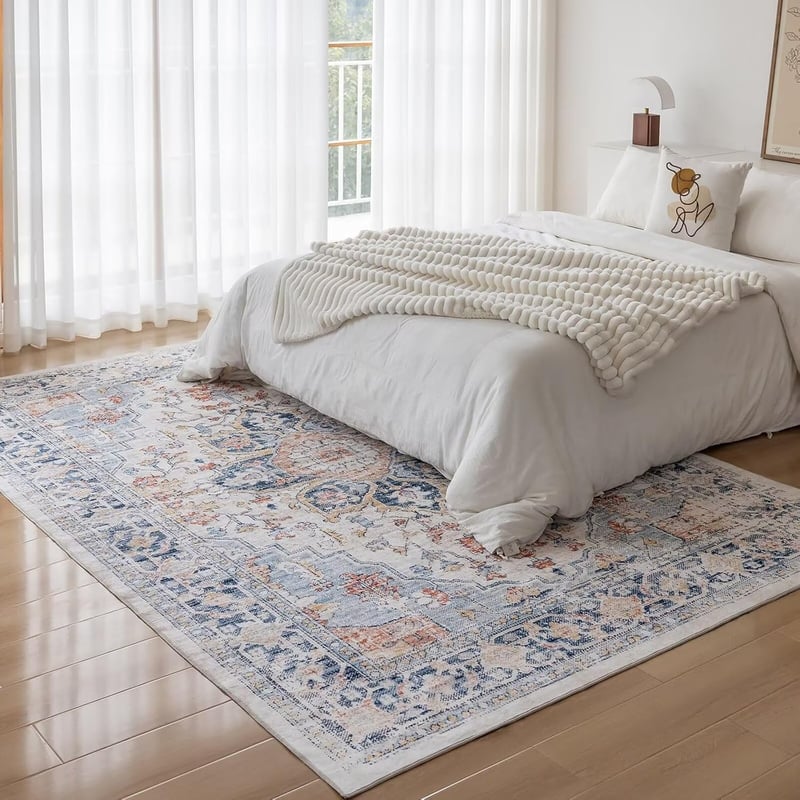 CHOSHOME Vintage Boho Szőnyeg 200x290cm Mosható Csúszásmentes Nappali Hálószoba