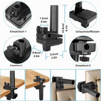 ChromLives držiak na tablet do postele a na stôl, s dlhým ramenom, 360-stupňový flexibilný stojan pre iPad/iPhone/Kindle/Nintendo Switch/iPad mini/Pro/Air zariadenia 3