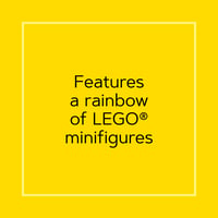 Chronicle Books LEGO Minifigure dúhové puzzle 1000 dielikov 2