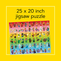 Chronicle Books LEGO Minifigure dúhové puzzle 1000 dielikov 4