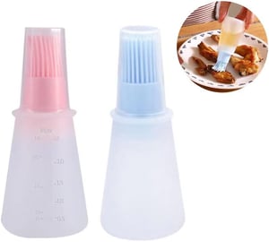 CHUANGOU silikonski dozator ulja s kistom, 2 komada