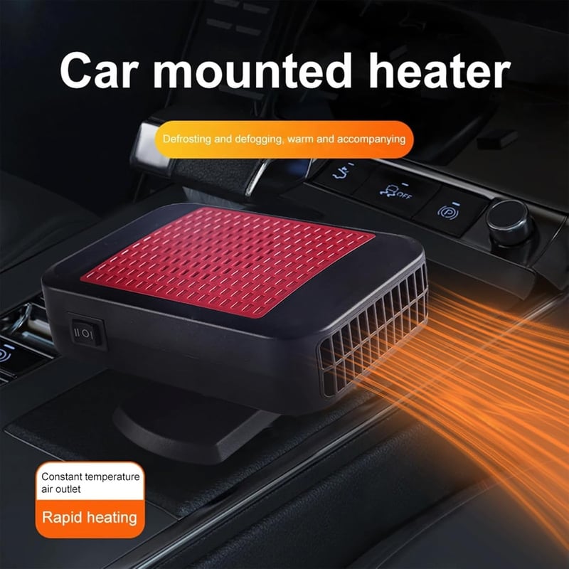 Chuankefanxing 12V 200W autófűtő páramentesítő 360° forgatható hűtés-fűtés