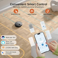 Chuboor Robotporszívó Felmosó Funkcióval, 3-in-1 Fekete, 6000Pa Szívóerő, WiFi App Vezérlés, Google Home Kompatibilis, 150 Perc Üzemidő 3