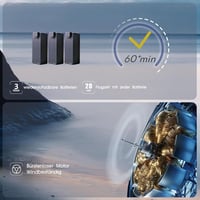 CHUBORY F89 összecsukható drón 4K kamerával, 800 m hatótáv, 60+ perc repülési idő, 3 akkumulátorral 5