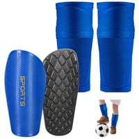 Apărători de tibie pentru copii Chumix – Albastru, dimensiune 18,5x9 cm 1